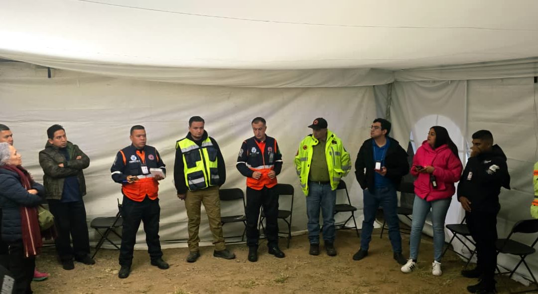 Activan operativo especial por Marcha Juvenil Diocesana a Cristo Rey